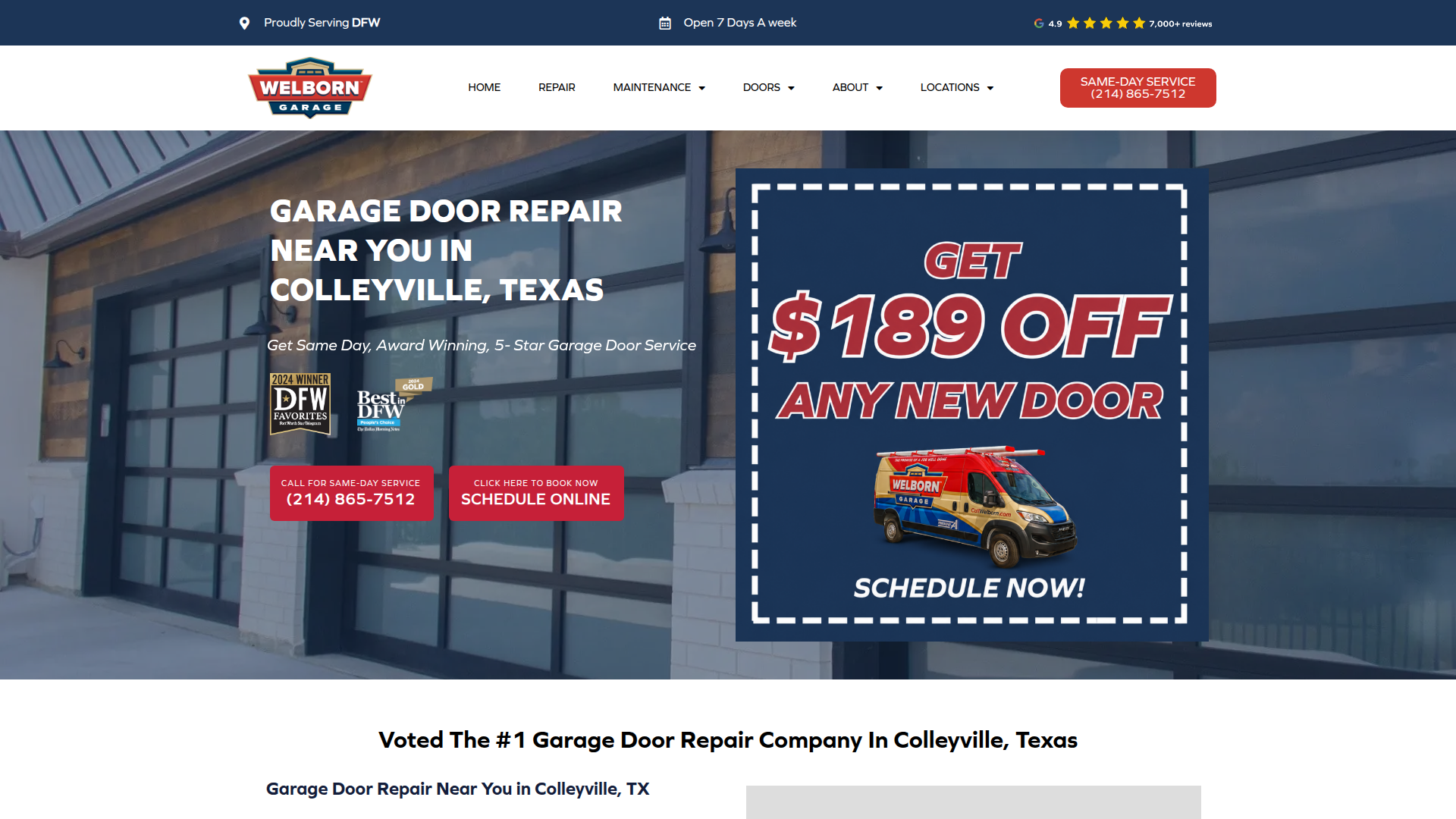 Welborn Garage Door Repair