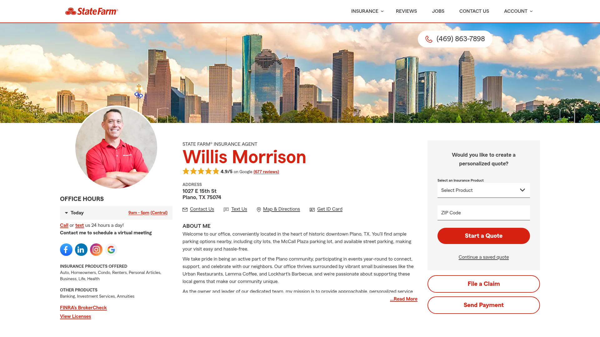 Willis Morrison - State Farm Insurance Agent