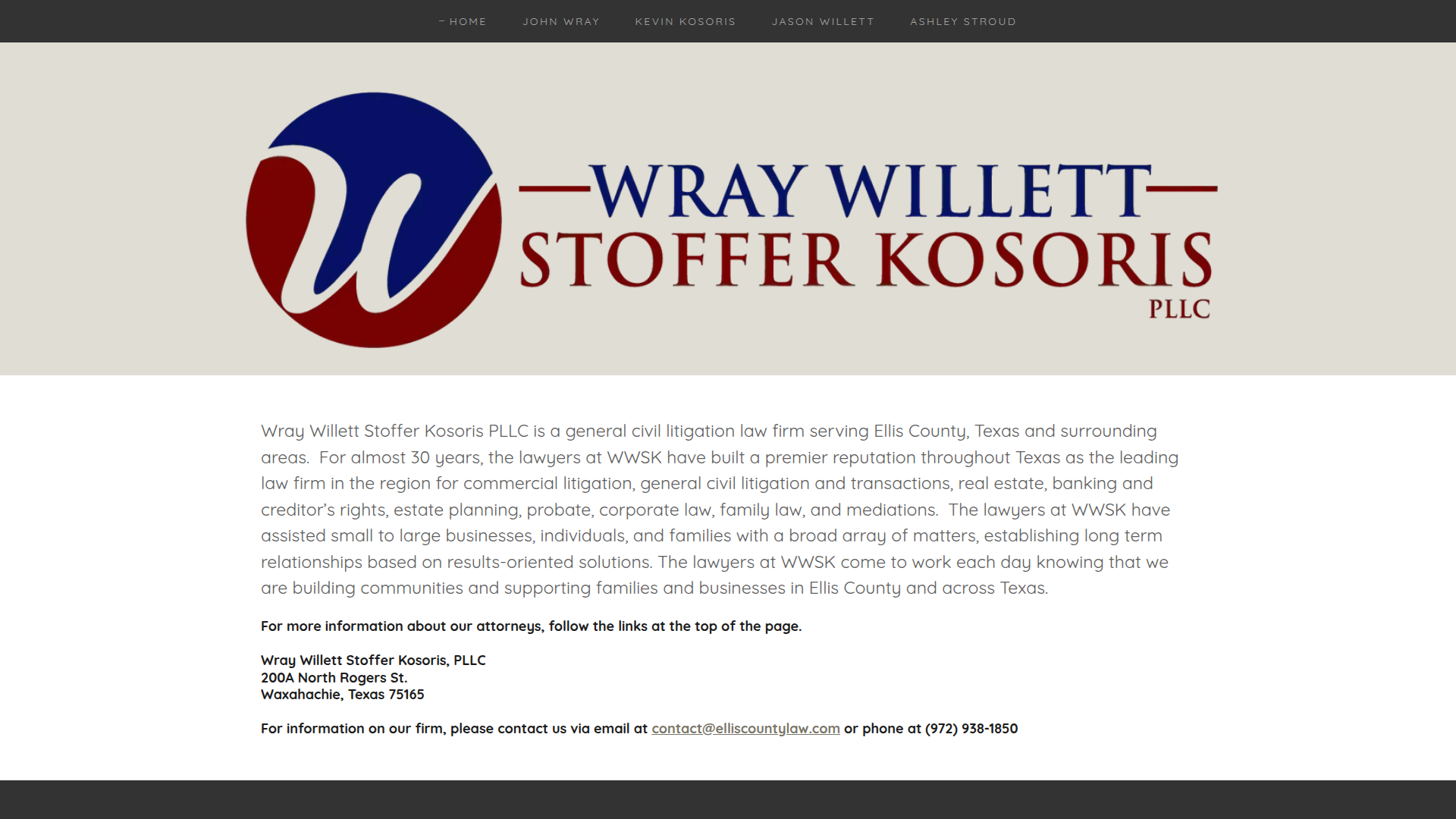 Wray Willett & Stoffer