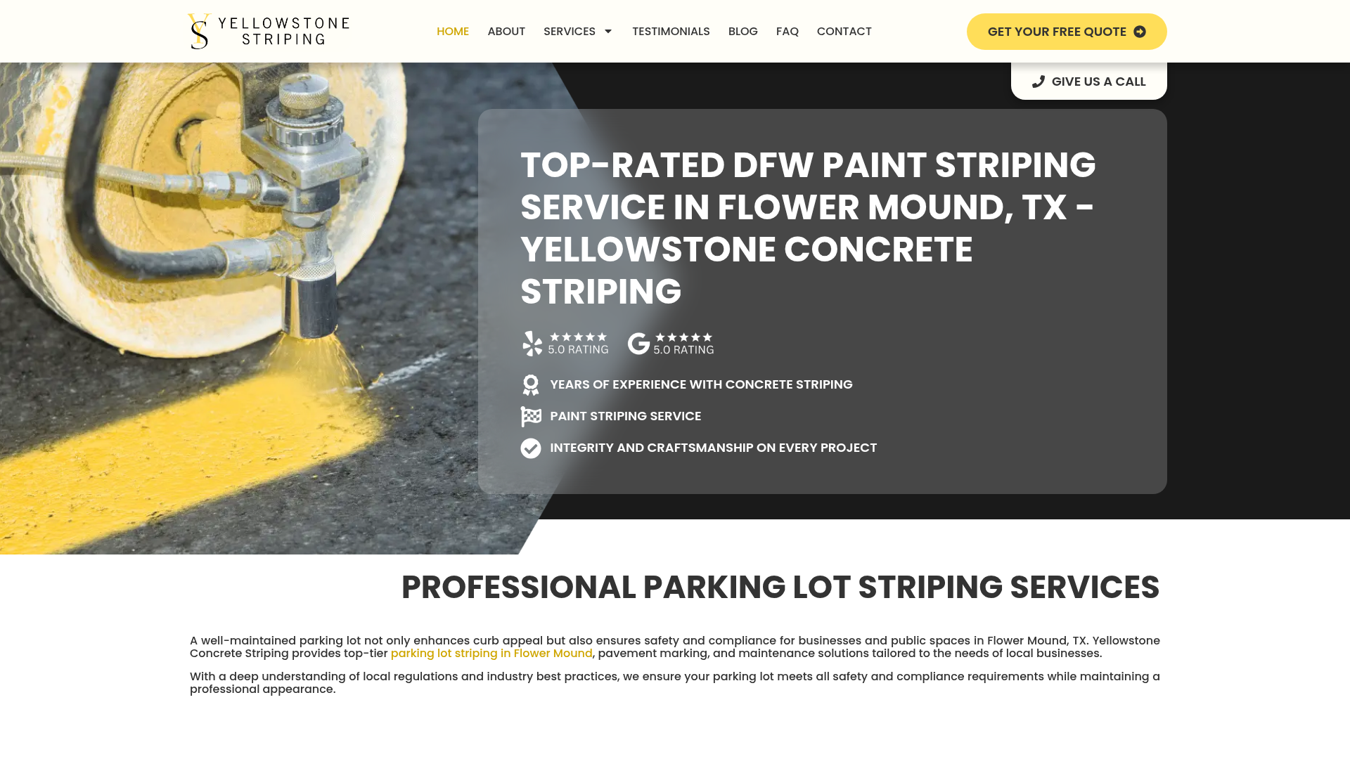 Yellowstone Concrete Striping LLC